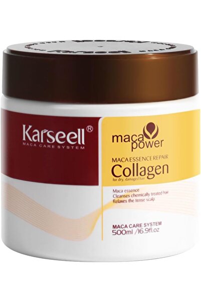 MYWORLD قناع الشعر بالكولاجين من كارسيل لإصلاح الشعر بعمق وترطيبه بزيت الأرغان والكولاجين