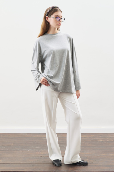 Manuka Chitchit Adjustable T-Shirt Gray Melange