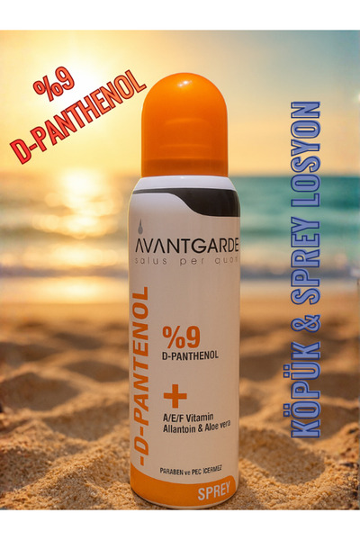 AVANTGARDE PANTENOL %9 NEMLENDİRİCİ YOĞUN ONARICI SPREY KÖPÜK LOSYON 150ML