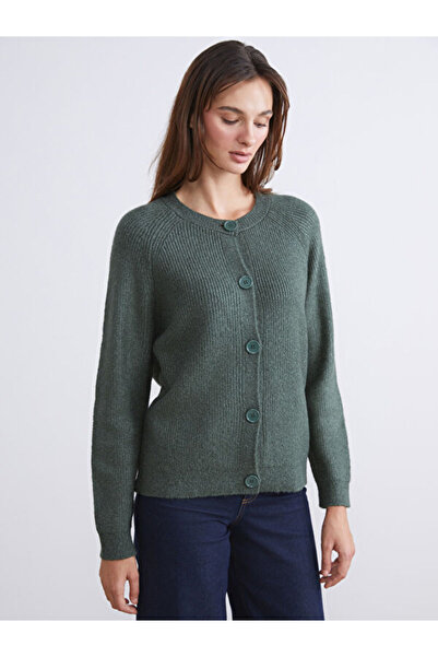 LC Waikiki Crew Neck Women's Knitwear Cardigan