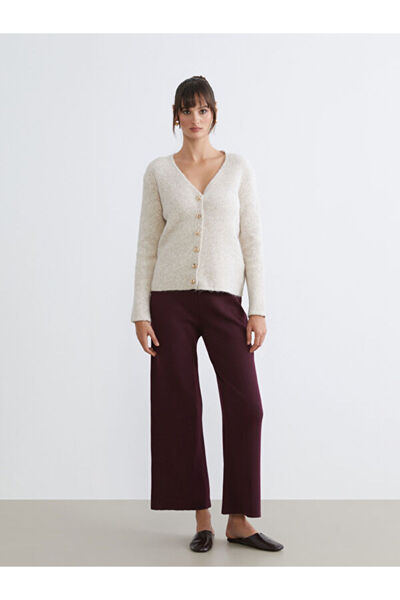 LC Waikiki V-Neck Women's Knitwear Cardigan