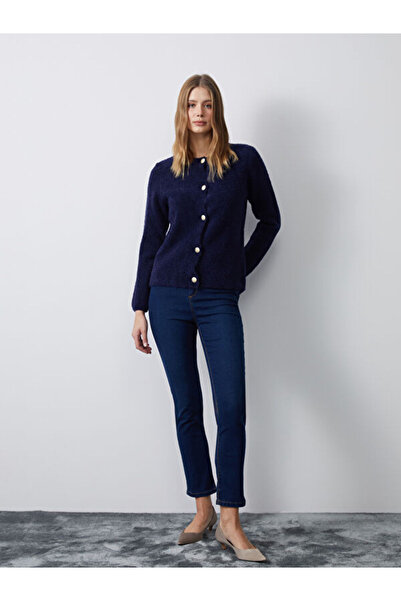 LC Waikiki Crew Neck Women's Knitwear Cardigan