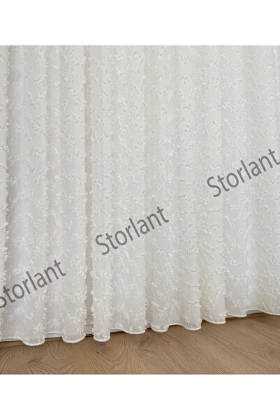 Storlant Half Cardokusu Tulle Curtain |   Frequent Pleating L Heavy Grammage Kdk, No Ironing Required, Suitable for Any Room