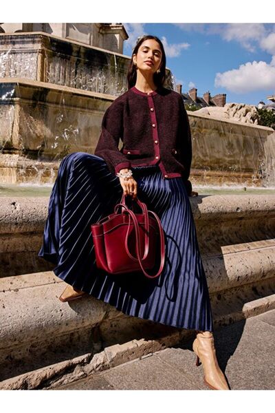 LC Waikiki Crew Neck Women's Knitwear Cardigan