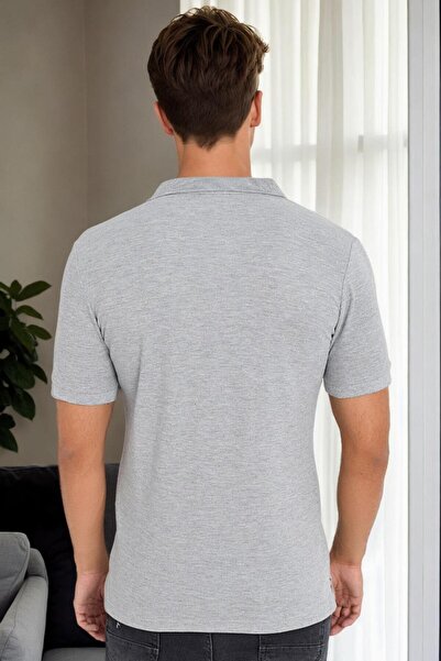 Dewberry T9561 Men's T-Shirt-Grey