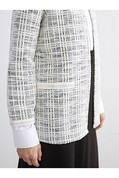 LC Waikiki Crew Neck Patterned Women's Cardigan