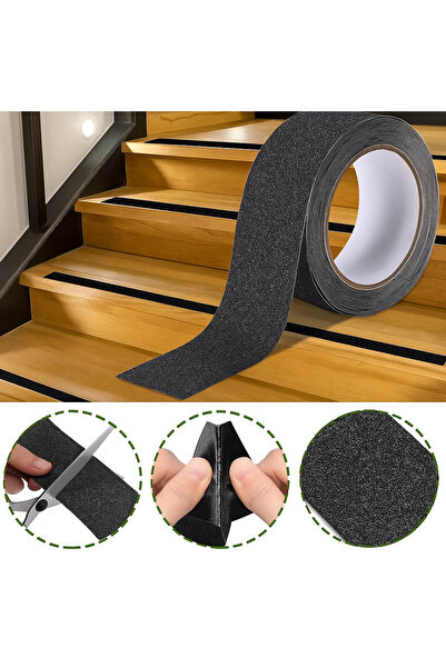 MUBX Kaydırmaz Bant 5cmx5m Merdiven Bandı 50mm Zemin Kaydırmaz Bant