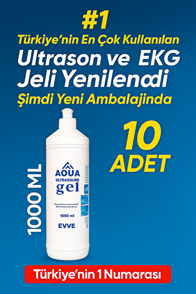 evve Ultrason Jeli 10 Adet – EKG, EEG, Medikal Cihazlar ve Kayganlaştırıcı Ep...
