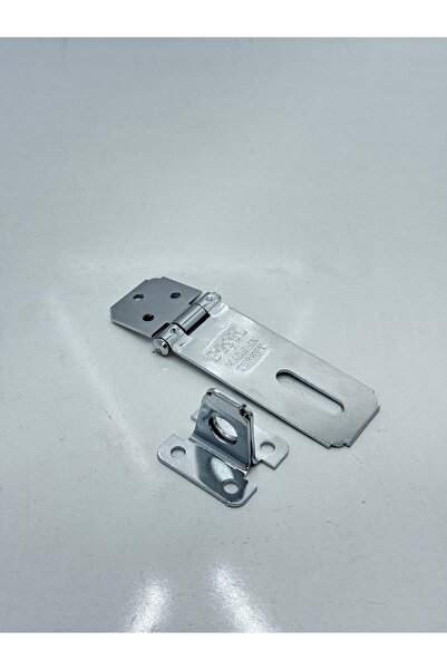 ERZURUMLUTEKNİK Lüks Sandık Askısı Küçük – Metal Kilitli Menteşe Seti (Dayanıklı Çelik, Parlak Nikel Kaplama)