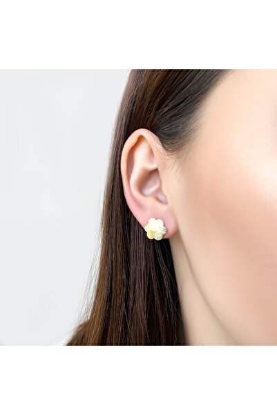 Bijuteria SORELLY 14k Gold Flower Earrings