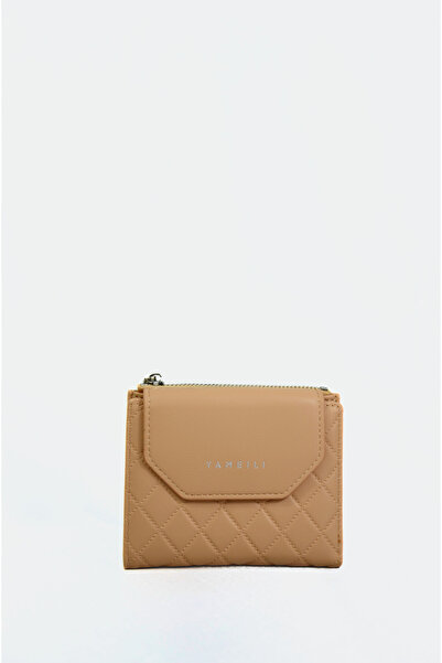 Mazel Design 657 Genuine Leather Signature Quilted Mini Wallet - Modern, Luxurious Textured Design