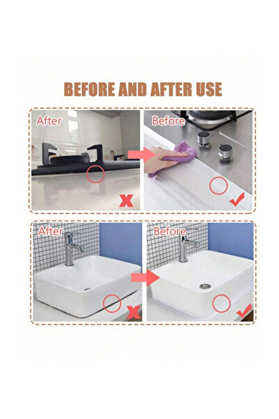 unbranded 5 meters of waterproof adhesive tape, easy to apply, a sealant suitable for bathrooms and kitchens.