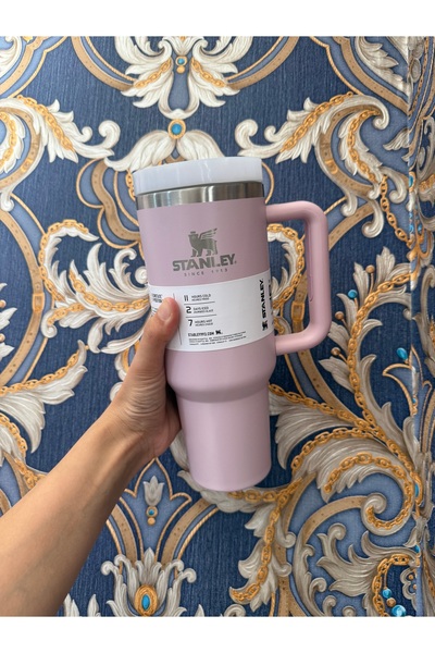 ABAZAR pipetli Quencher H2.0 Flowstat Paslanmaz Çelik Yalıtımlı Bardak 40 Oz 1,18 Lt Orchid