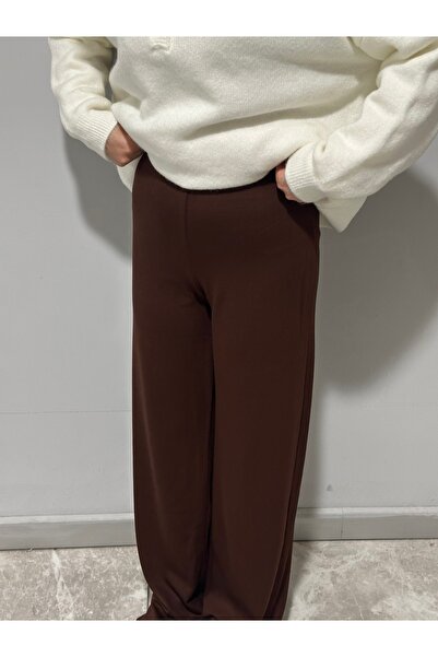 moda çağdaş talie înaltă Pantaloni cu tiv rulat curea