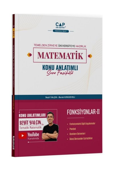 Çap Yayınları Çap Fasikülü Matematik Fonksiyonlar II Konu Anlatımlı Soru Fasi...