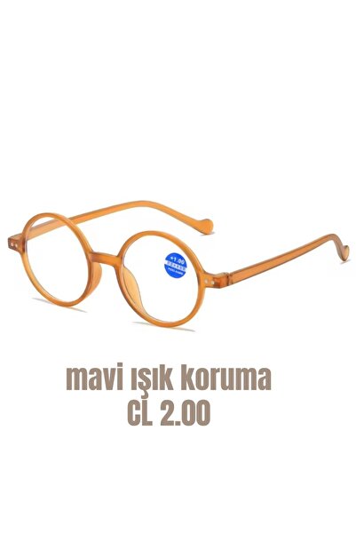 lenzio Round fashion colorful model harmful light blocking screen reading glasses