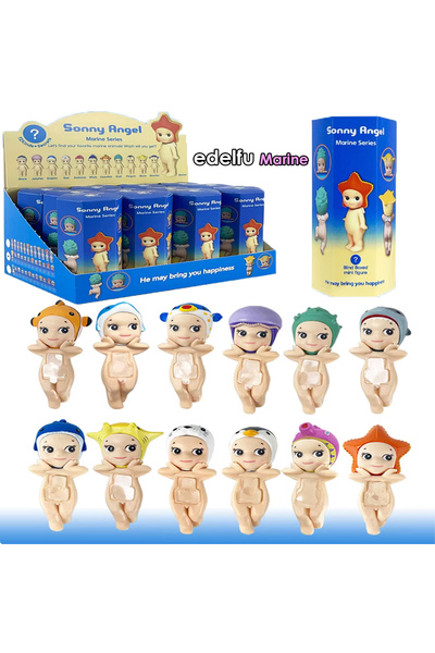 EDELFU Sonny Angel Marine Series Mini Figure Series Adhesive 1 Piece Toy Figure, Phone Decoration