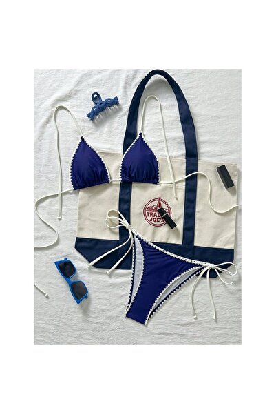 FITINT Women's push-up adjustable 2-piece swimsuit Blue – 201