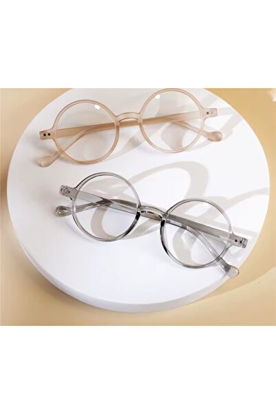 lenzio Harmful Light Proof Round Model Screen Book Reading Glasses