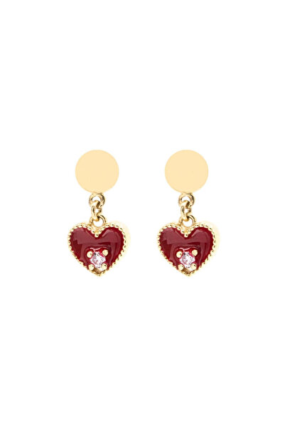 Bijuteria SORELLY 14k Gold Heart Earrings