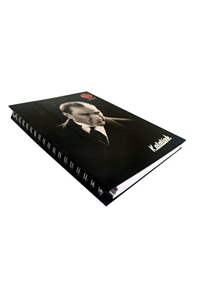 izmir yazici servis 2026 Atatürk Ajandası Sert Kapak Gizli Spiral Sıvama Kapa...