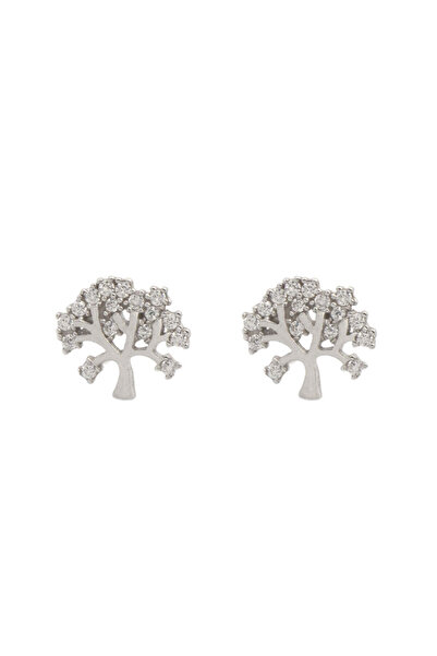 Bijuteria SORELLY 14k White Gold Earrings Tree of Life