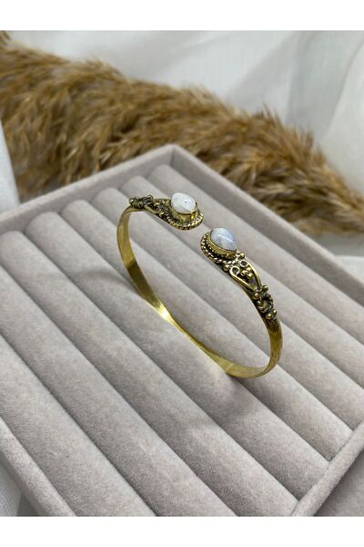 Kaan Accessoire Moon Drop Moon Stone Ethnic Handcuffs