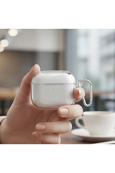 Huawei CaseOnn FreeClip 2 Kılıf Askı Aparatlı Transparan Silikon Şeffaf