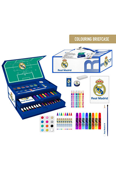 Real Madrid Σετ γραφικής ύλης CF σε βαλίτσα
