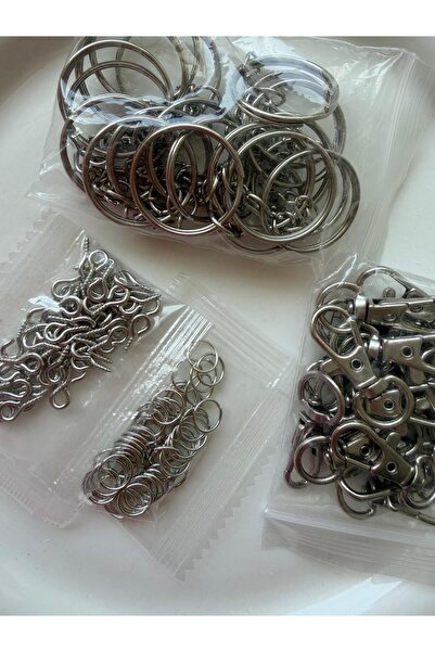 Bumelo 140-Piece Set, Keychains, Ring Rings, Pendantsjewelry and Decorative