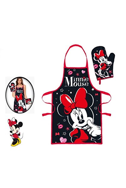 Minnie Mouse Disney Minnie Smooch Women's Apron Set, 2 Pieces