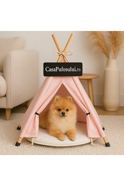 CASA PUFOSULUI Sweet Pink Dog Teepee