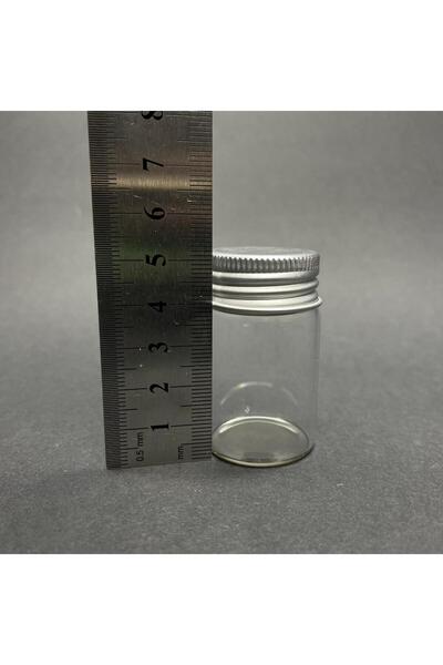 junibeliw 4Pcs 20ml Wide Mouth Desktop Mini Condiment Jar Ginger Shot Glass Bottle with Metal Lid 4X20Ml