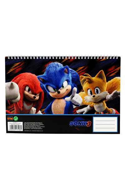 Sonic Hype Man Hedgehog Spiral Sketchbook A/4, 30 sheets
