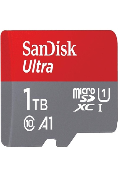 SanDisk Ultra microSDXC 1TB Memory Card with Adapter, 120MB/s - U1, A1, FHD