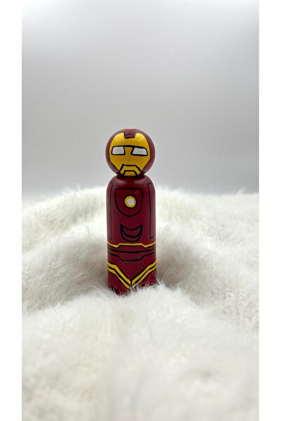 Alf Wood تمثال الرجل الحديدي الخشبي - حجم كبير 11 سم، لعبة يدوية الصنع للجمع ...