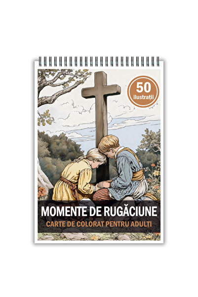 Legendary Gifts Carte de colorat, 50 de ilustrații, momente de rugăciune, 106 pagini, format: A5