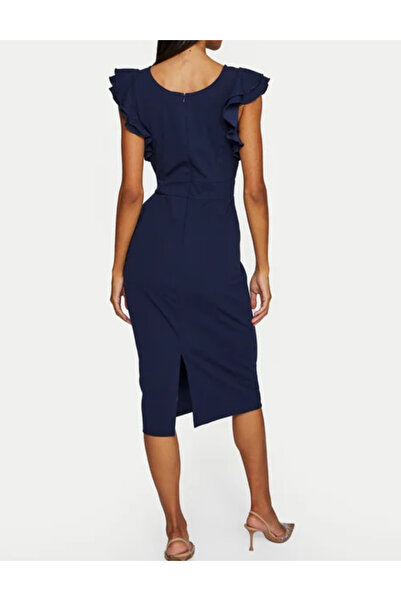 VILA Rochie midi Vila, albastru