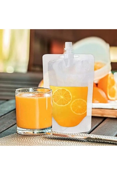 Seram Collection 500ML Matara İçecek Torba seyahat Suluk Şeffaf İçecek Çantal...