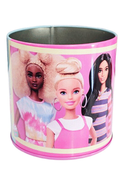 Barbie Happy Thoughts metal pencil holder 10.5 cm