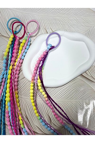 EyER Shoping Clip de păr artificial colorat violet