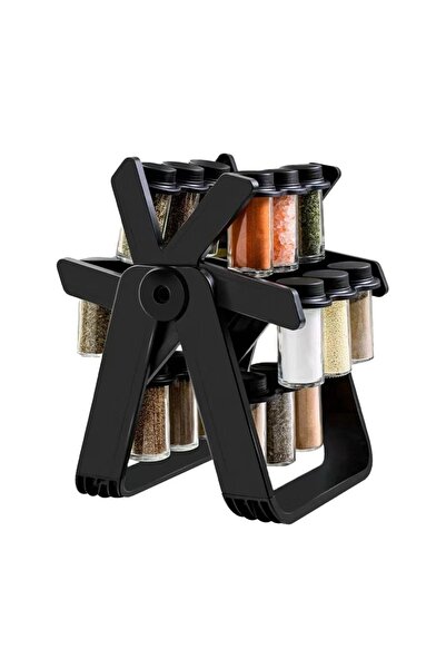 Denx Spice Organizer Contains 18 Glass Jars of 100ml