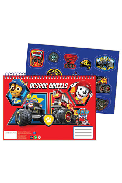 PAW PATROL Patrula Cățelușilor Rescue Wheels Schetsboek A/4 spiră 40 de file ...