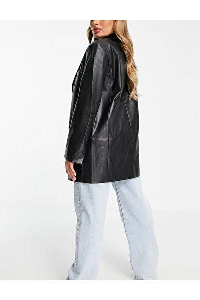 ASYOU AsYou faux leather jacket, black