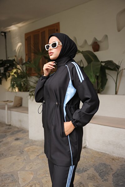 Wovi Women's Hijab Tracksuit Set Bottom Top Set