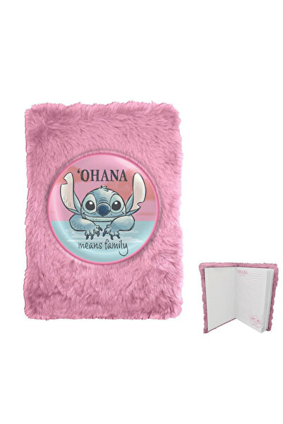 Stitch Disney Lilo και Cheeky βελούδινο σημειωματάριο A5