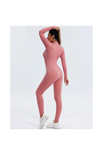 FITINT Salopetă fitness roz pentru femei – 168