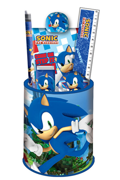 Sonic Hedgehog Rush Stationery Set, 7 pcs