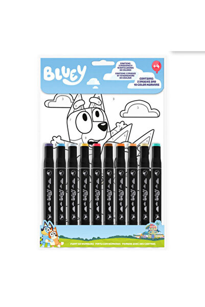 bluey Life carte de colorat cu numere