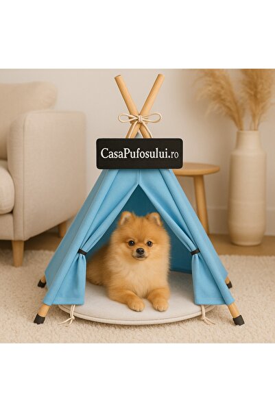 CASA PUFOSULUI Sweet Blue Dog Tent